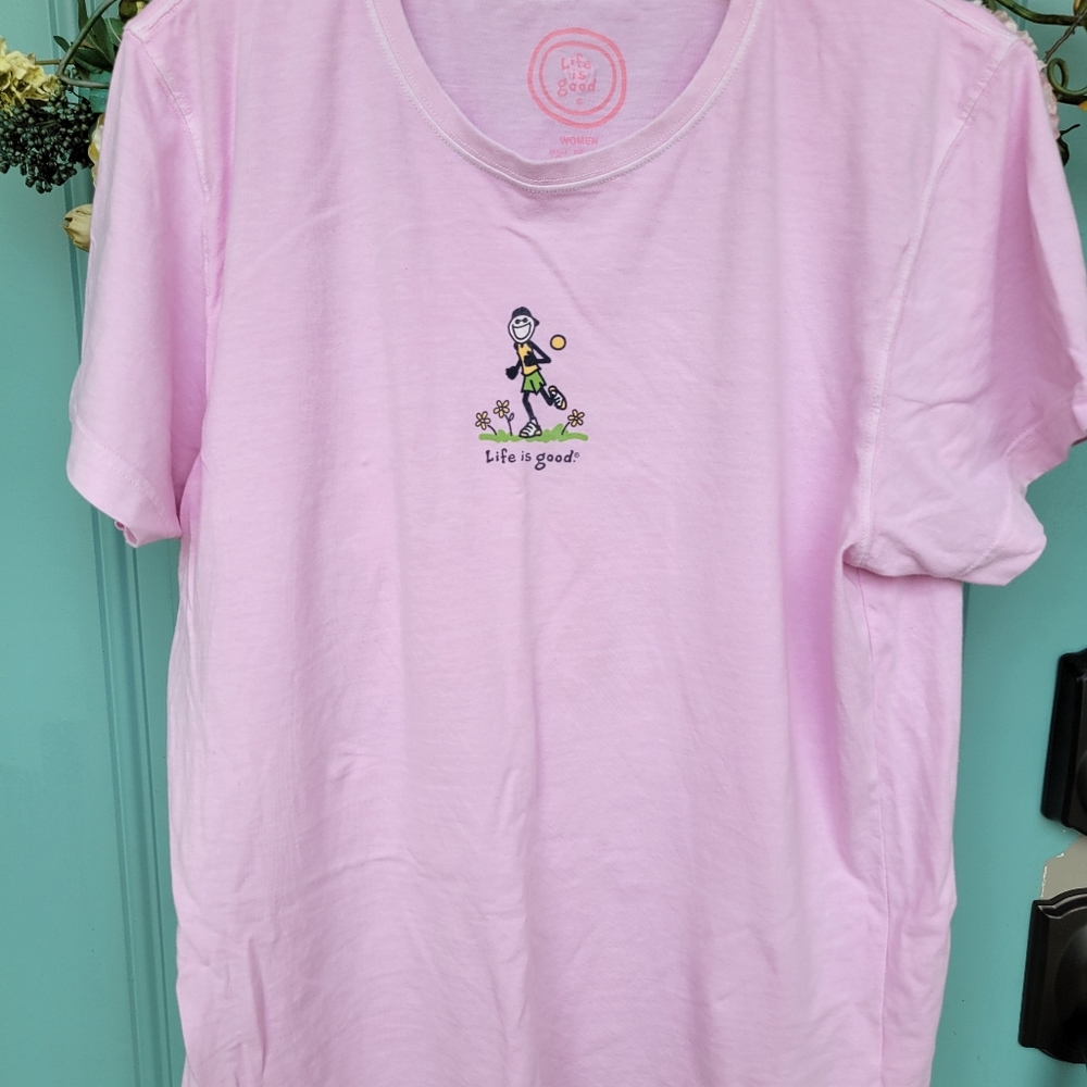 LIFE IS GOOD TSHIRT L